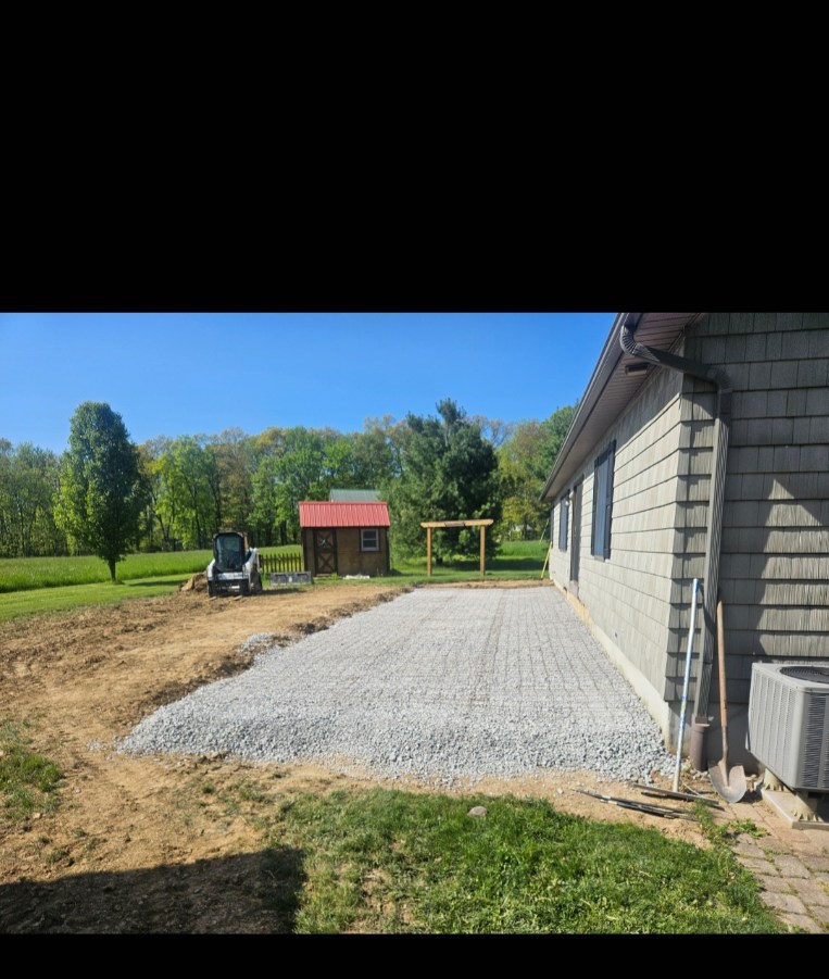 Gravel pad