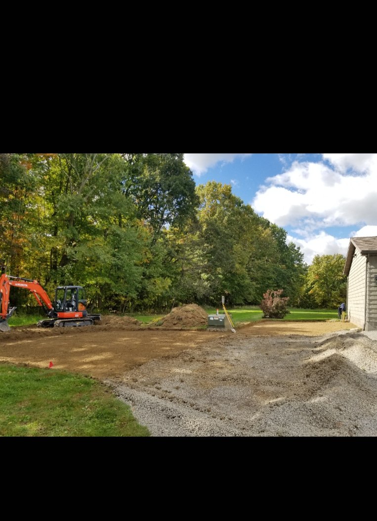 Fine Line Excavation site work